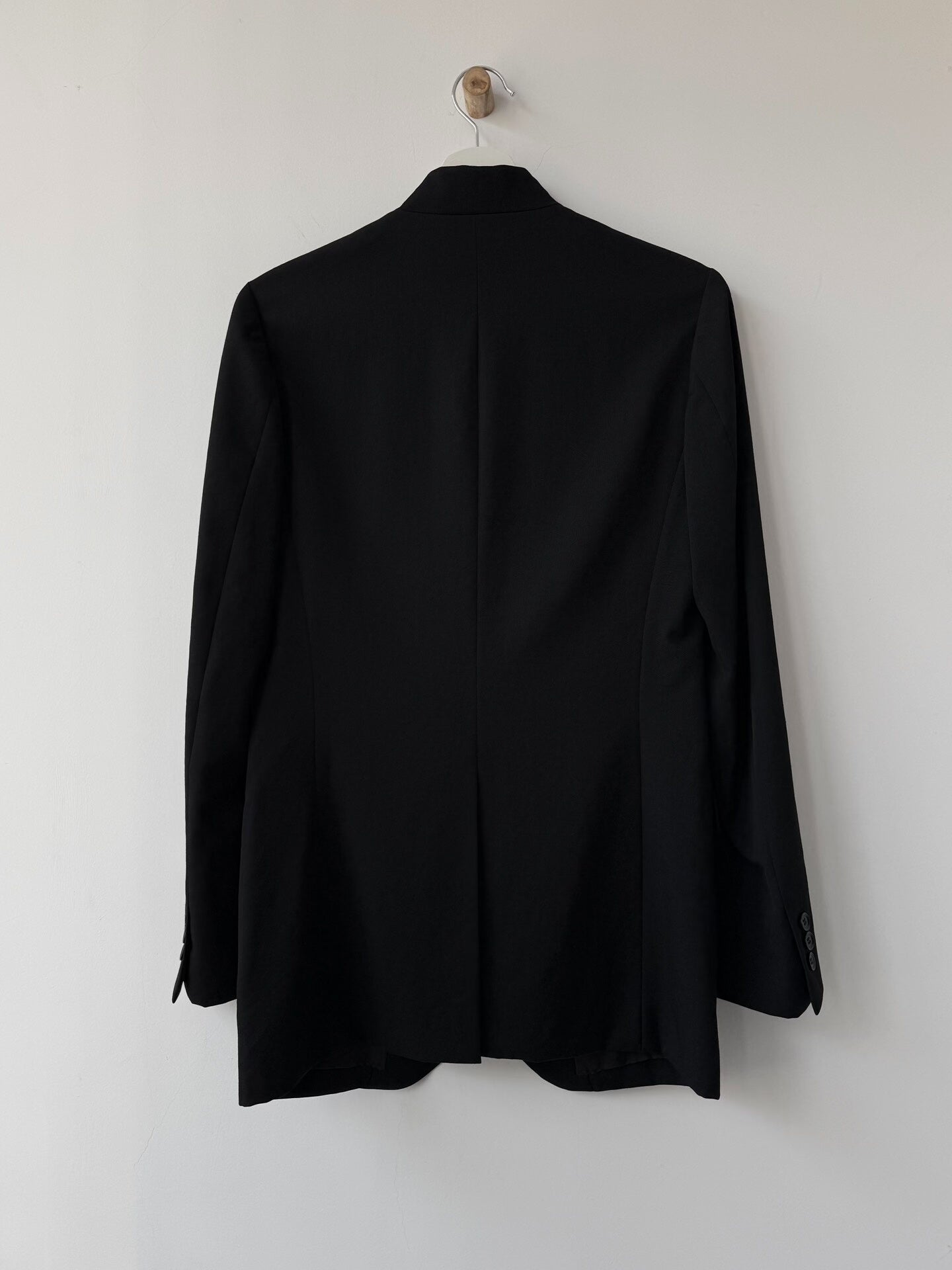 yohji yamamoto y's black minimalist blazer