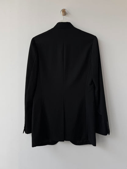 yohji yamamoto y's black minimalist blazer