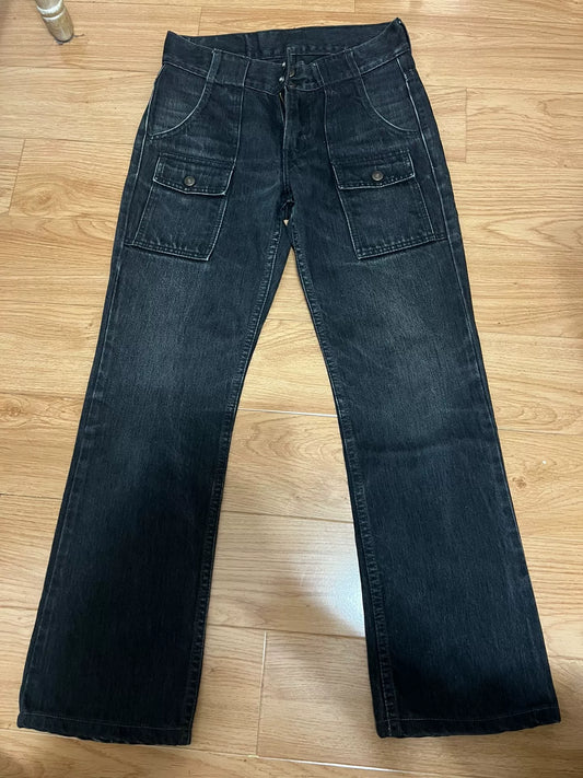 Freewheelers Skull Horse Denim Pants Size 28