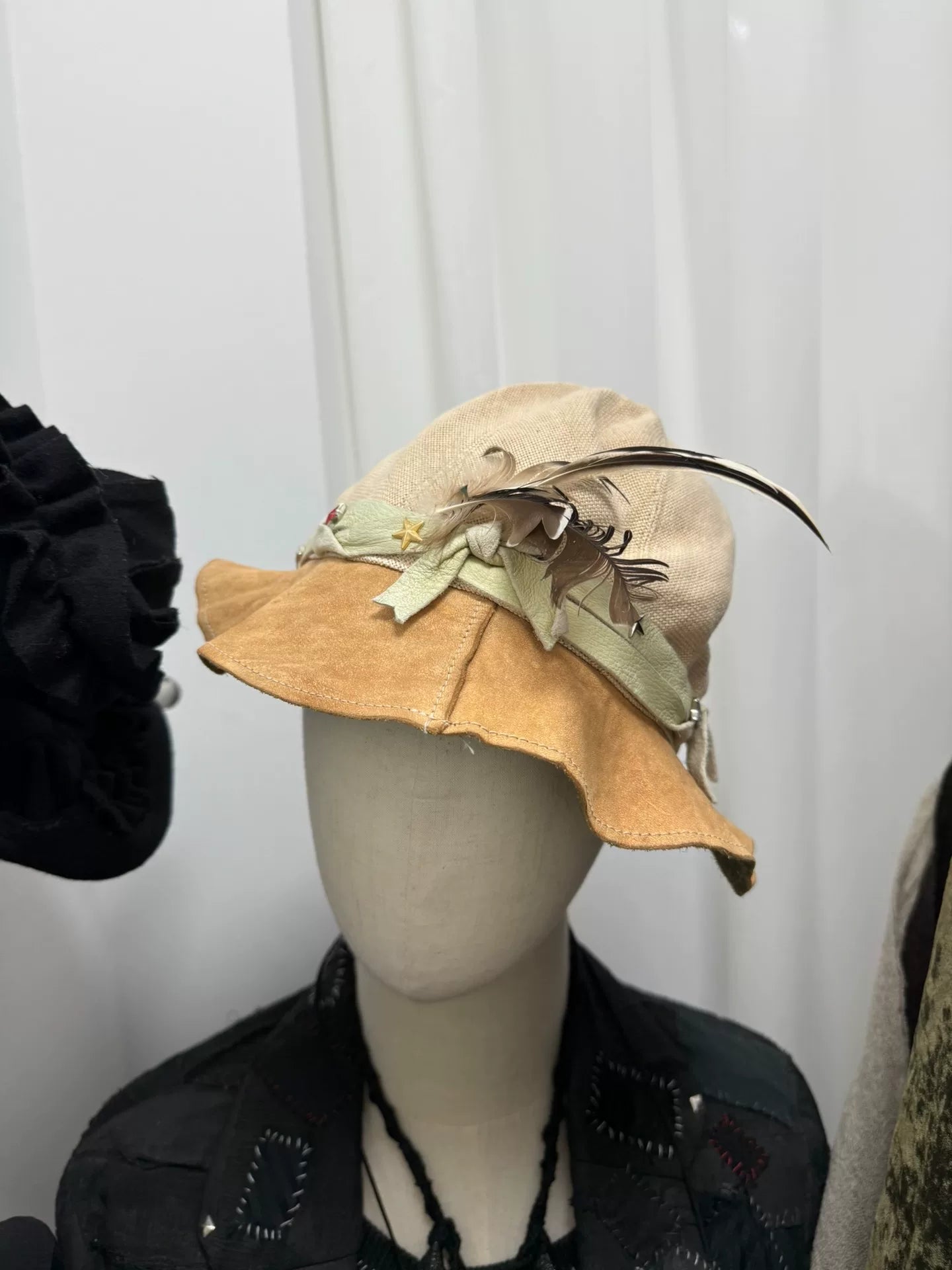 soloist feathered fisherman's hat