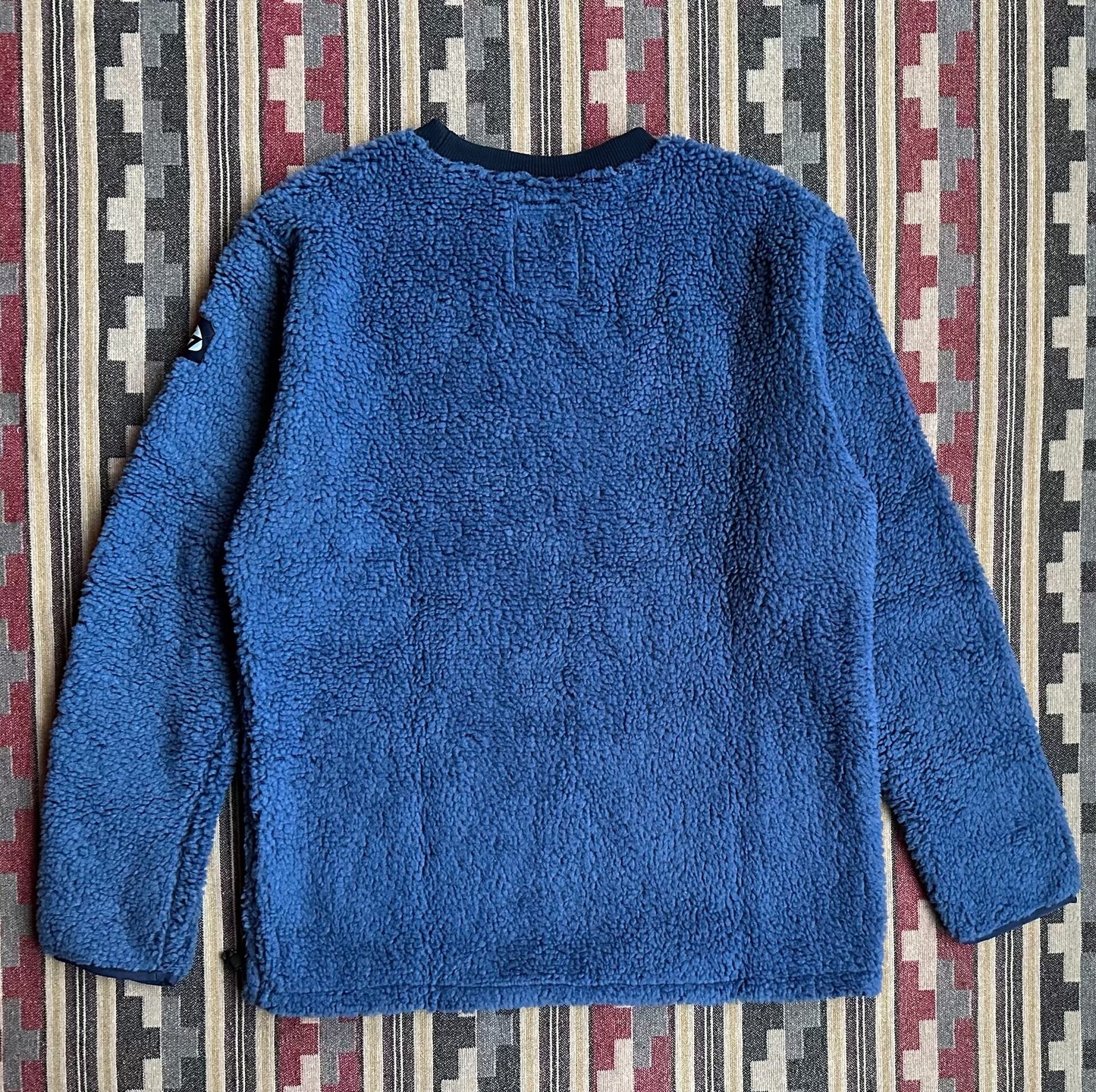 burton mine77 italian sherpa pocketed crew sweatshirt