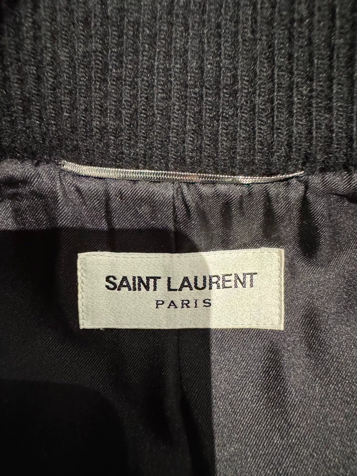 Saint Laurent Wool Baseball Jacket Size 50