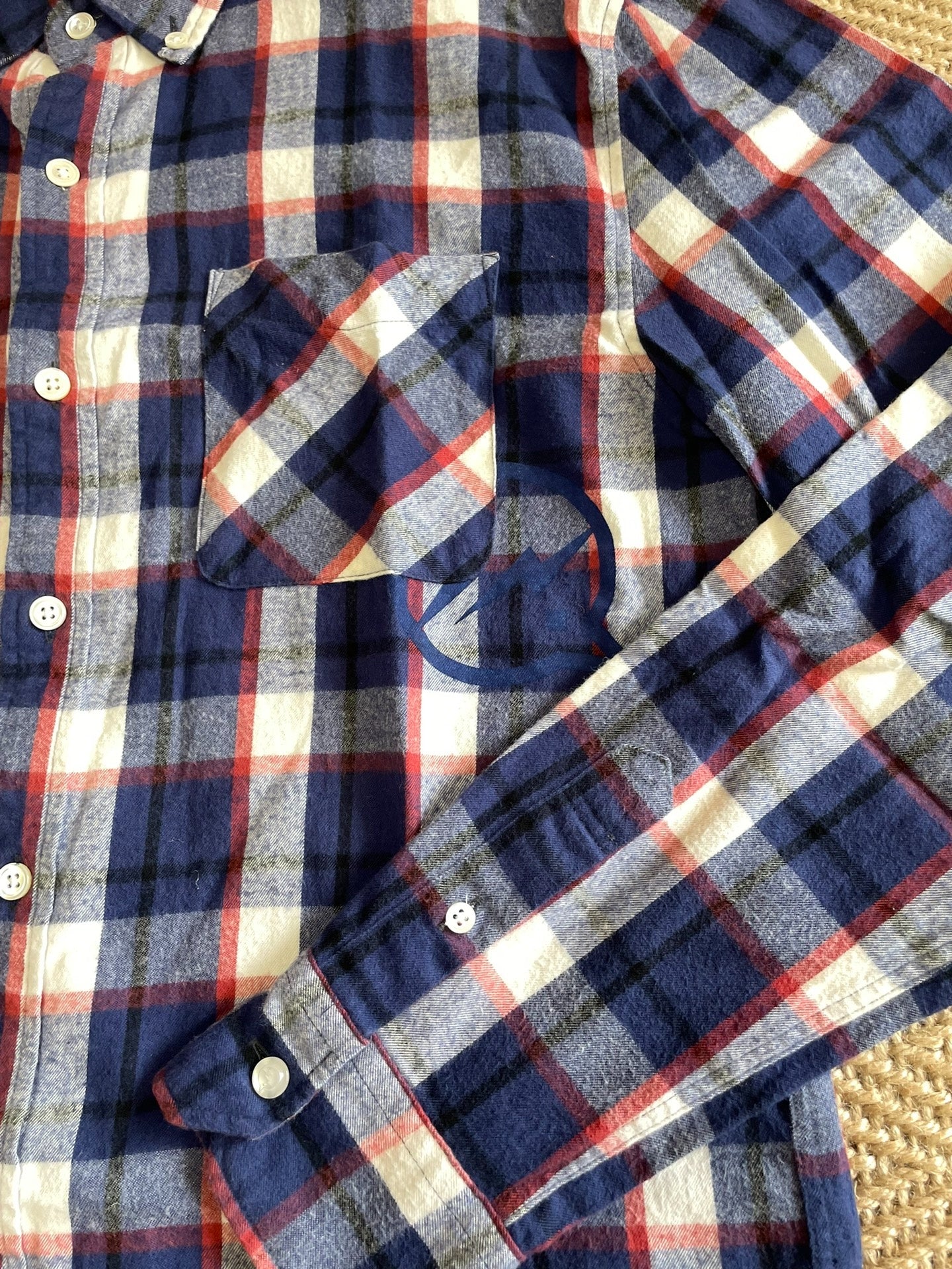 DENIM BY VANQUISH & FRAGMENT Flannel Shirt
