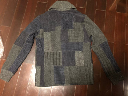RRL work sweater with unique knit pattern
