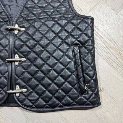 Thug Club Quilted Leather Vest