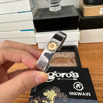 goros bracelet with colorful oxidation design