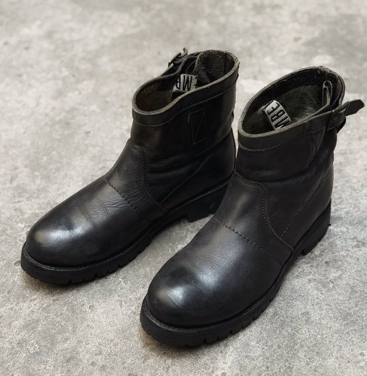 Vintage Dirk Bikkembergs 2000s Leather Trainer