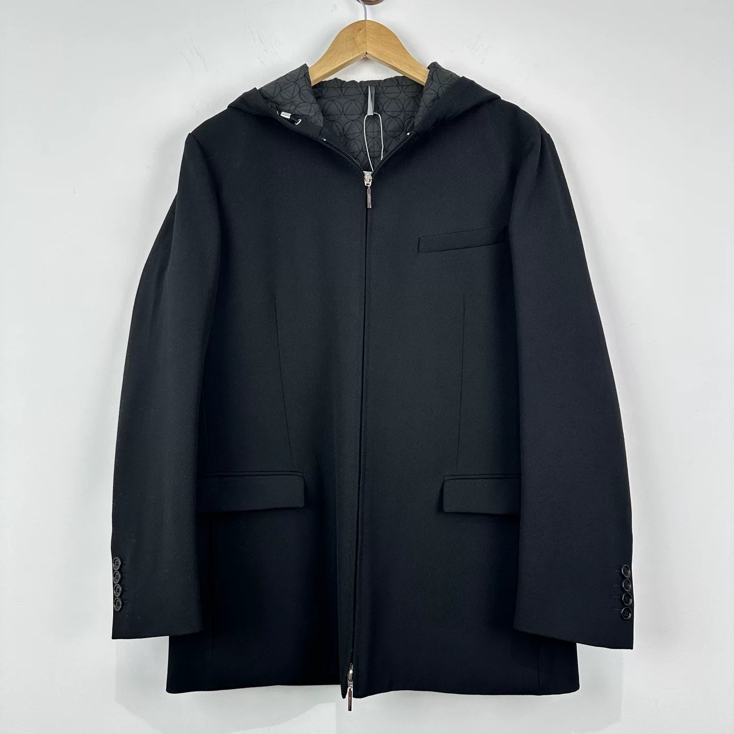Dior Hooded Cotton Jacket Size 48
