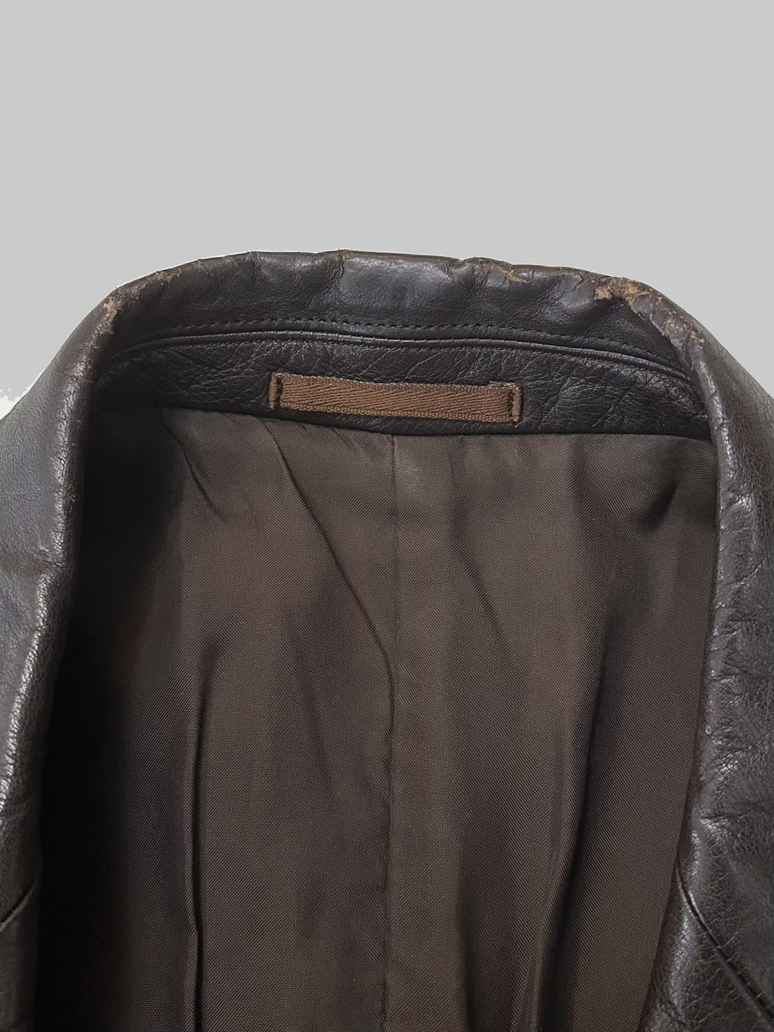 Comme des Garçons Vintage Leather Coat