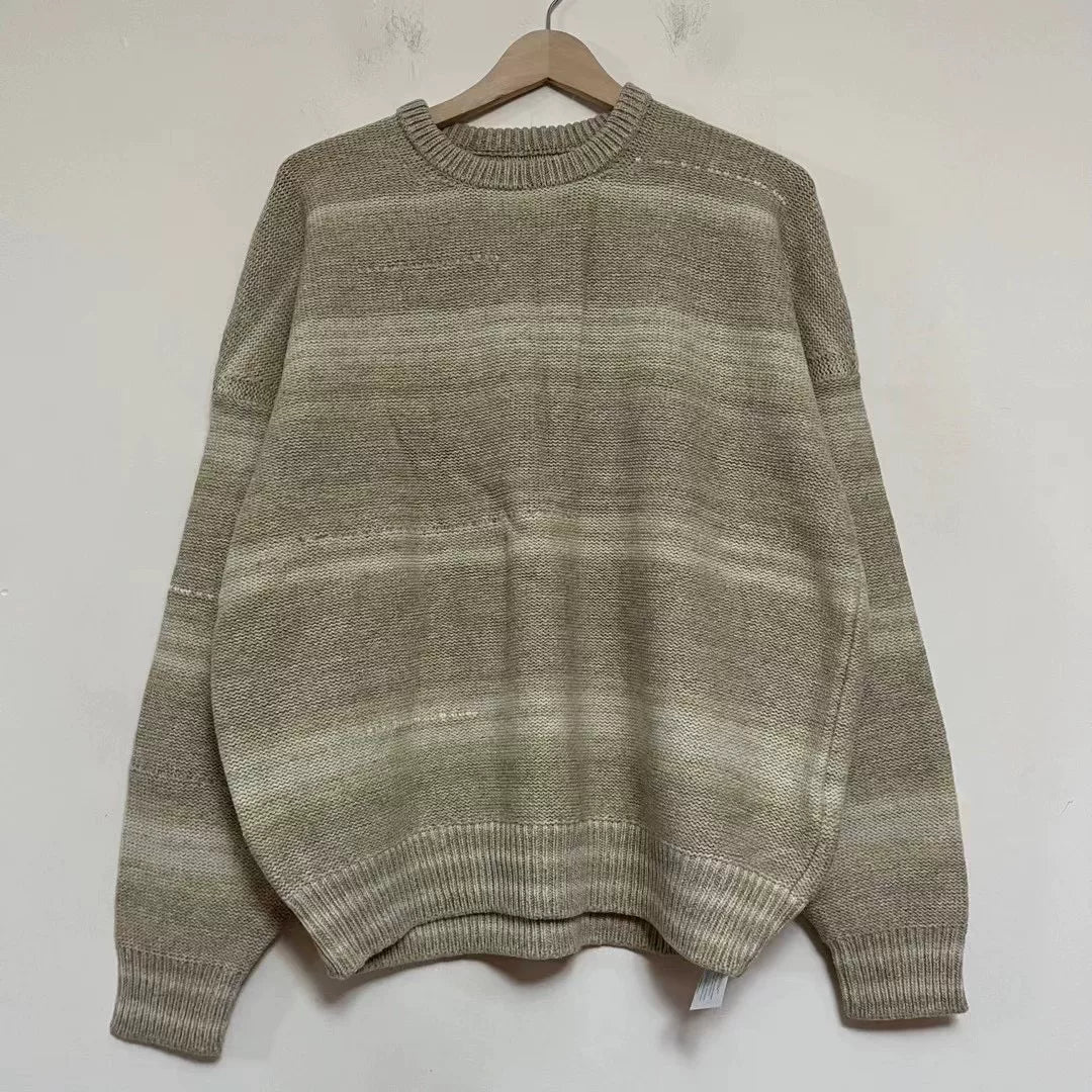 visvim amplus knit gradient beige