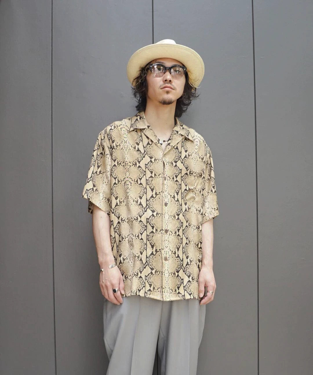 WACKO MARIA Python Hawaiian Shirt