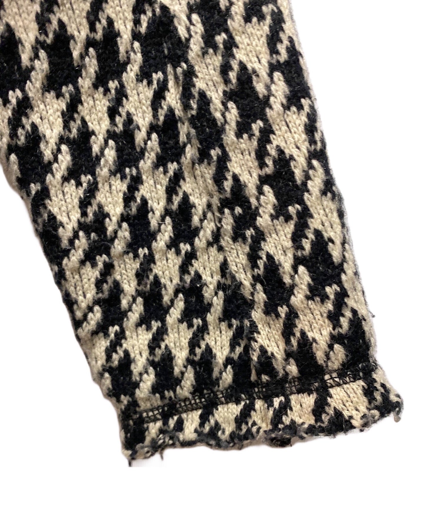 COMME des GARCONS Houndstooth Knit Jacket