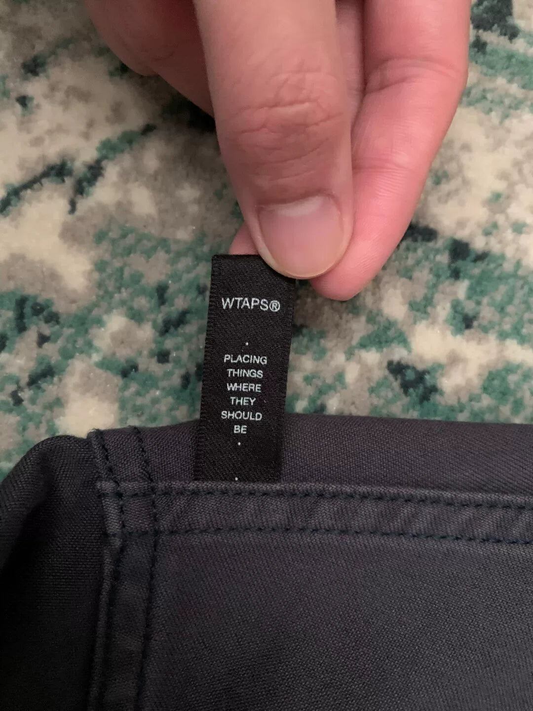 WTAPS 15AW Jungle LS Two Pocket Navy S