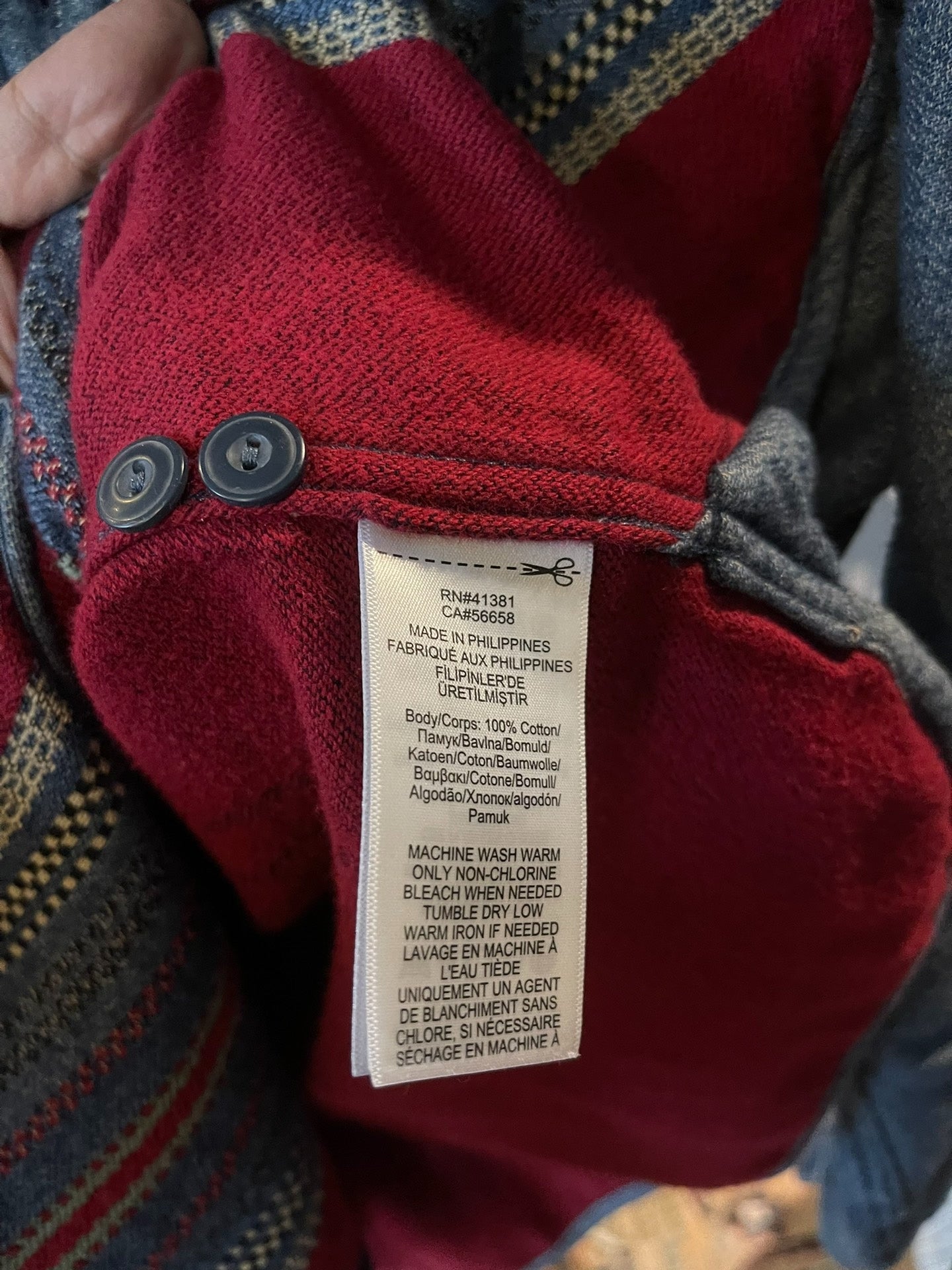 RRL 1940s Indian Blanket Western Shirt