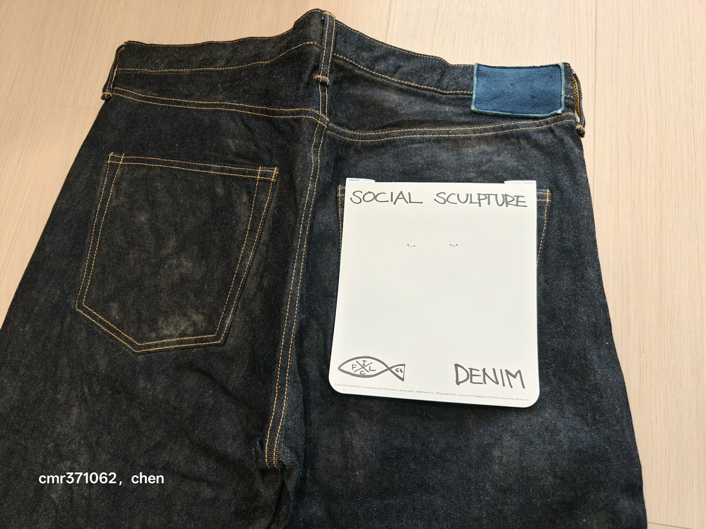 VISVIM RAW MUD OD Denim