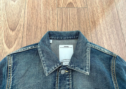 visvim ss 101 denim jacket damaged condition