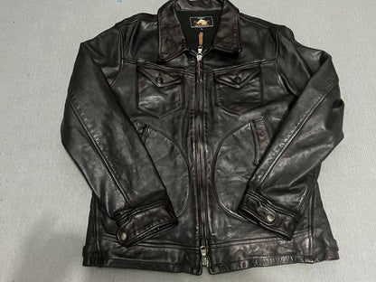 Men's Leather Jacket XL Size