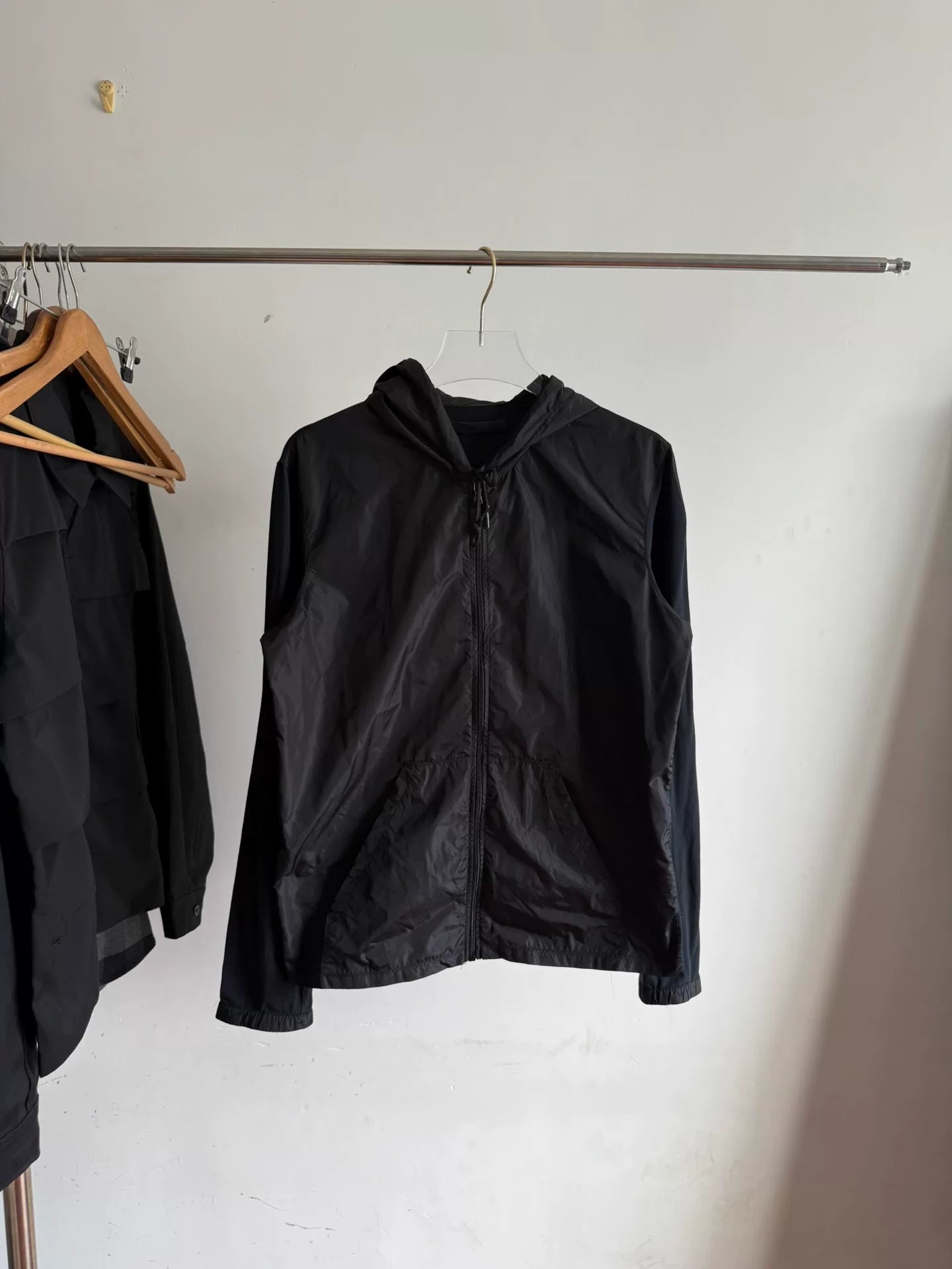 Prada Parachute Fabric Hooded Jacket