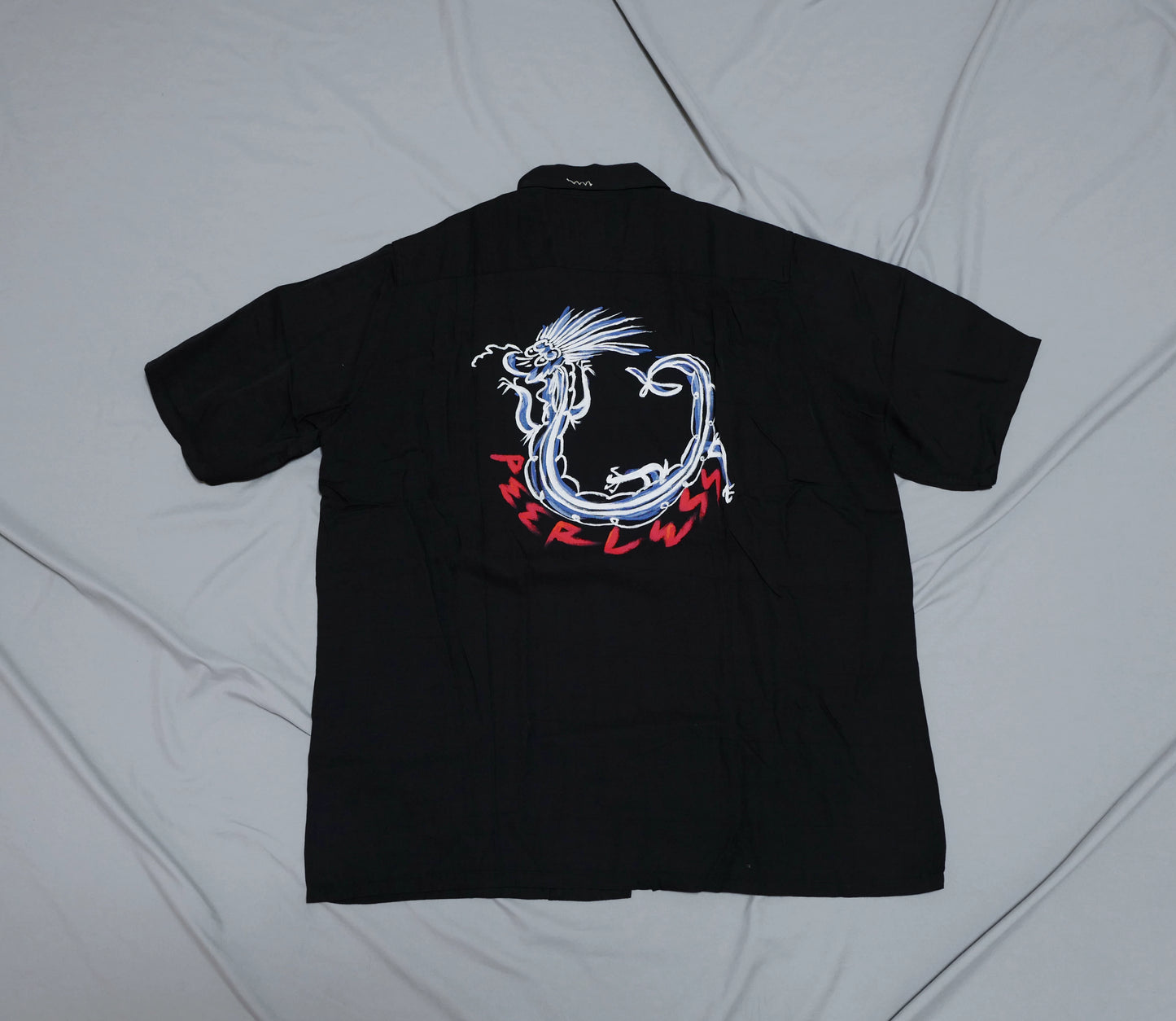 visvim free edge dragon short sleeve shirt