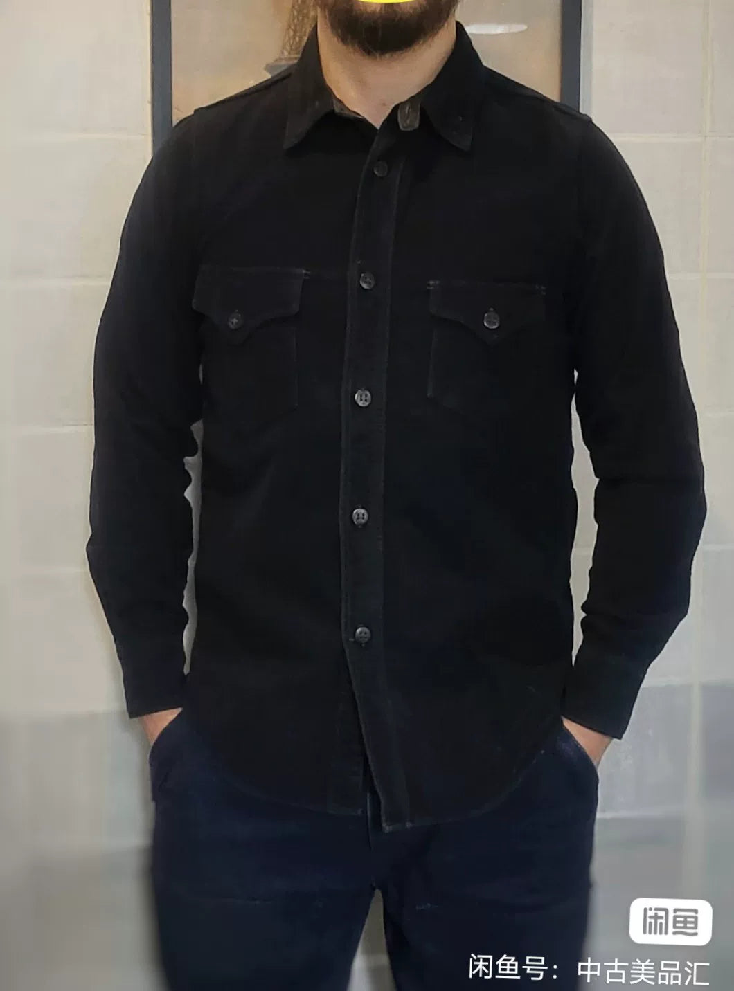 Freewheelers Deep Blue Navy Shirt