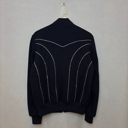 Saint Laurent Striped Bomber Jacket