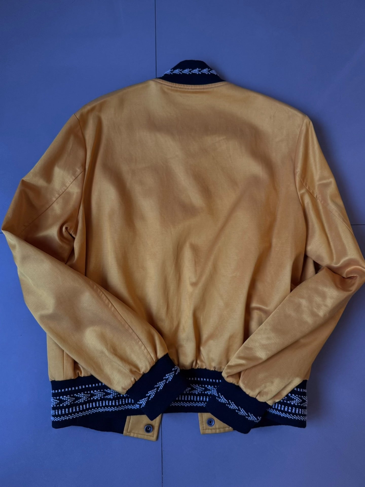 Saint Laurent Yellow Baseball Jacket