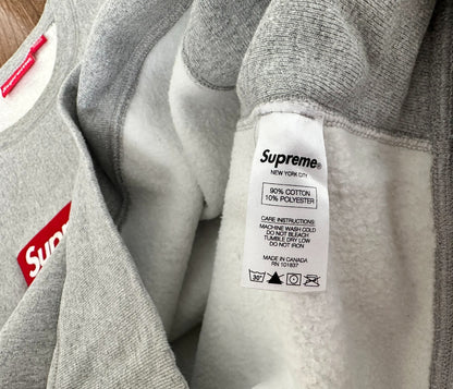 supreme box logo crewneck sweatshirt 18fw