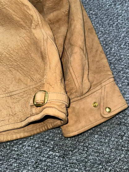 visvim munro sheepskin leather jacket