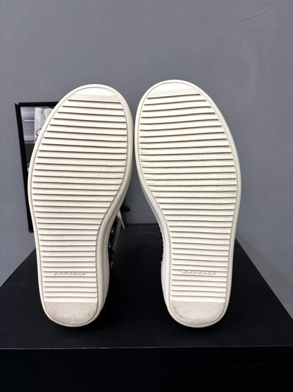 Rick Owens DRKSHDW High-Top Satin Sneakers
