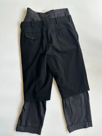 Comme des Garçons Layered Trousers