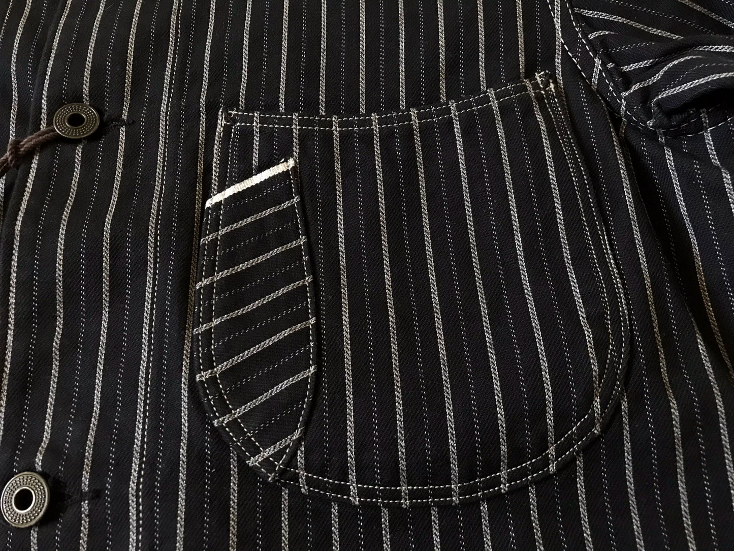 Stevenson Overall Japanese Striped Work Jacket