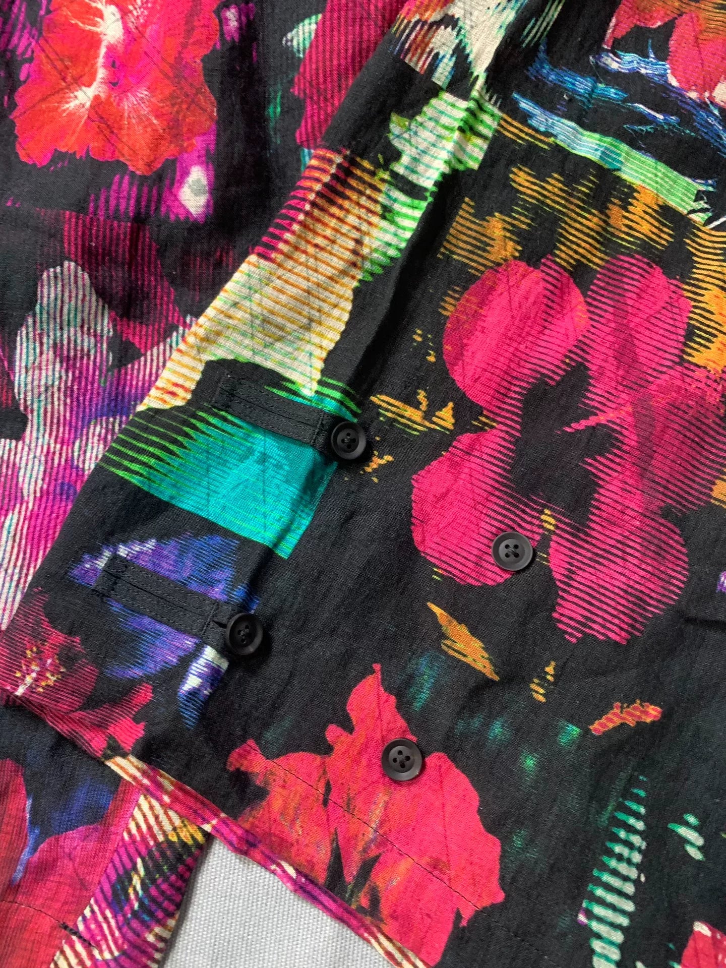 Yohji Yamamoto 22SS Floral Cropped Pants