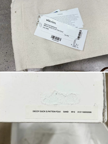 Visvim Decoy Duck Boots Size 44