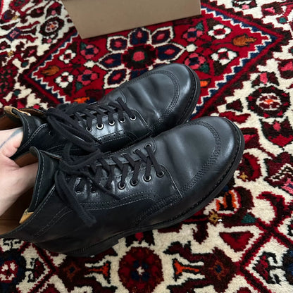 visvim nelson plain toe leather boots