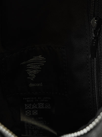 Yohji Yamamoto Discord Linen Drop Bag