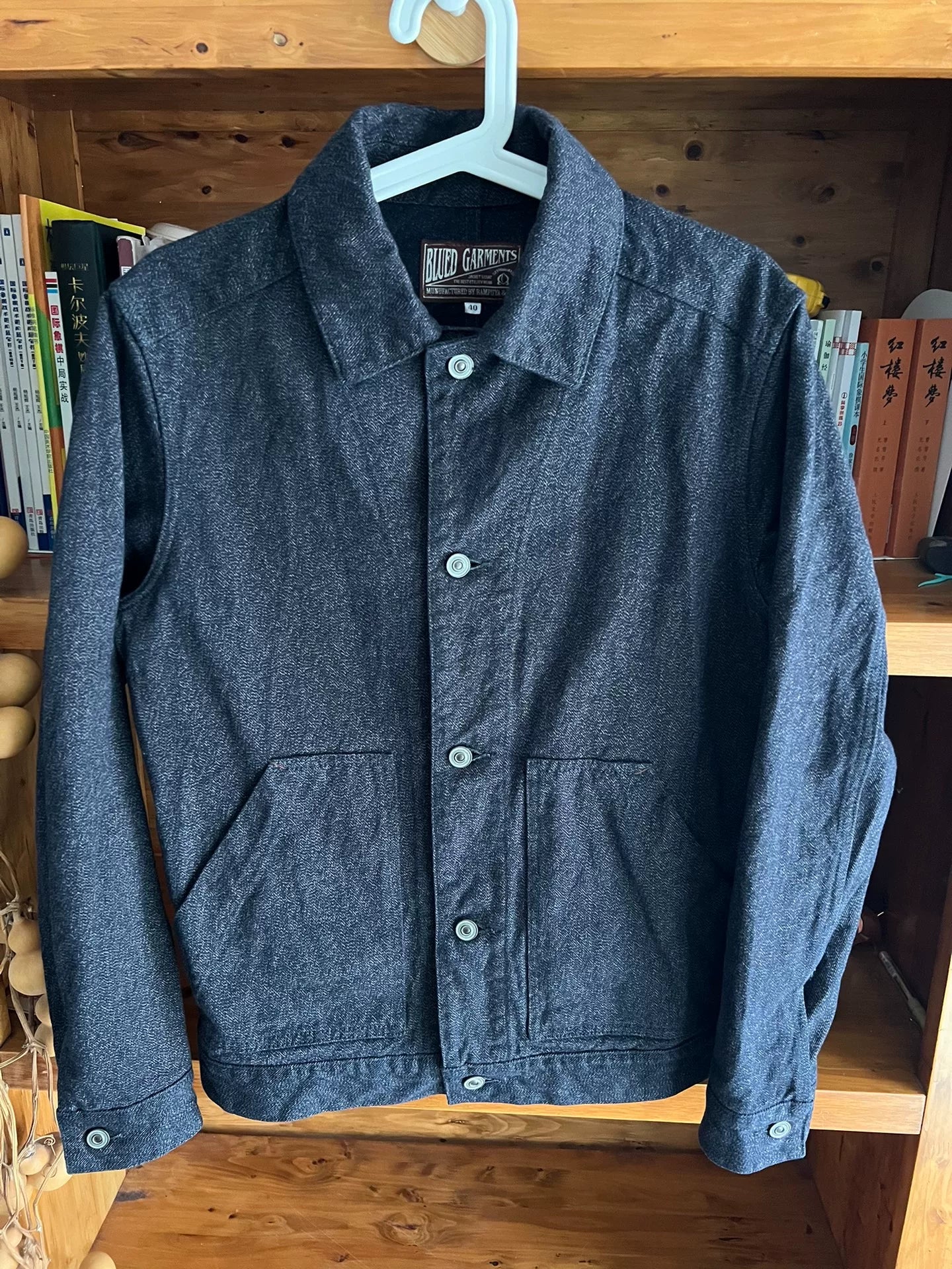 momotaro blue denim jacket for men