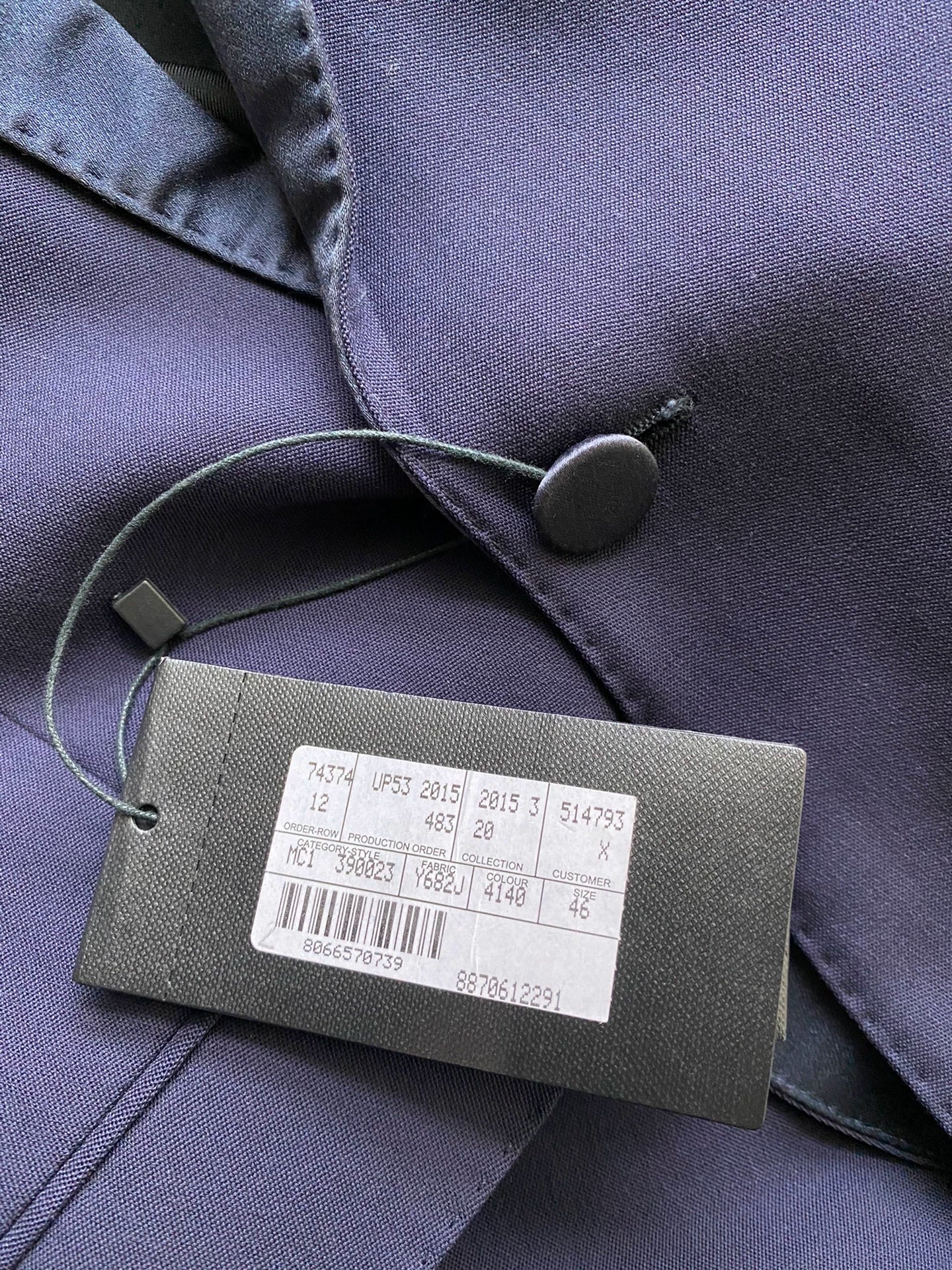 Saint Laurent 15FW Purple Blazer