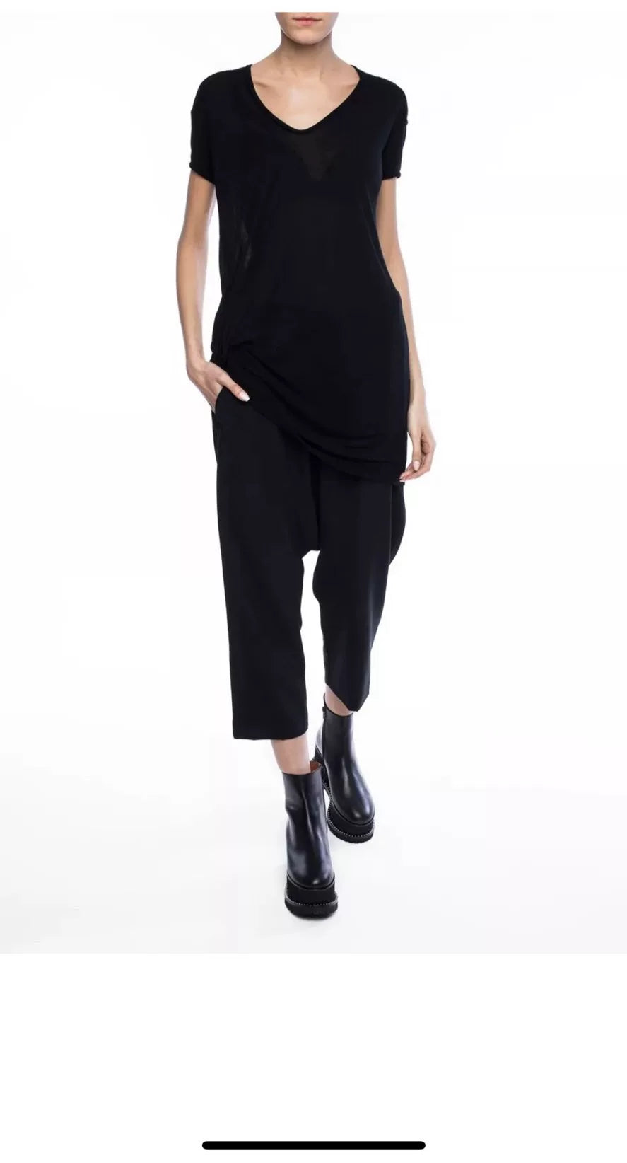 Rick Owens 17SS Walrus Drawstring Cropped Pants