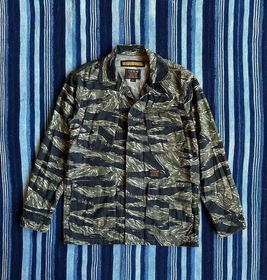 neighborhood camo military-style jacket