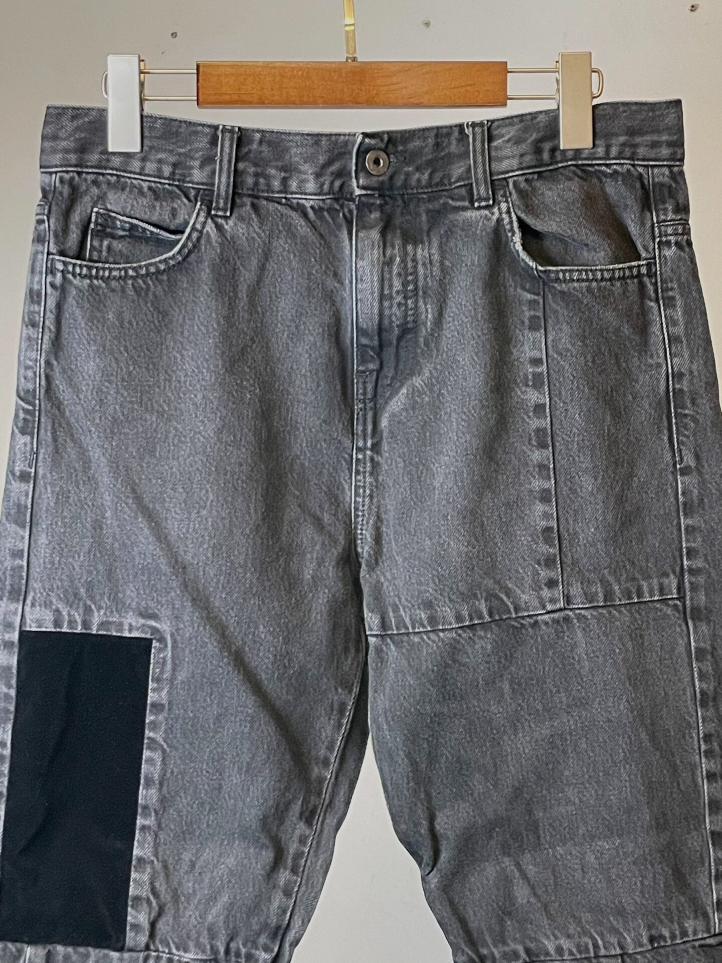 Alexander McQueen Velvet Denim Pants