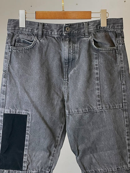 Alexander McQueen Velvet Denim Pants