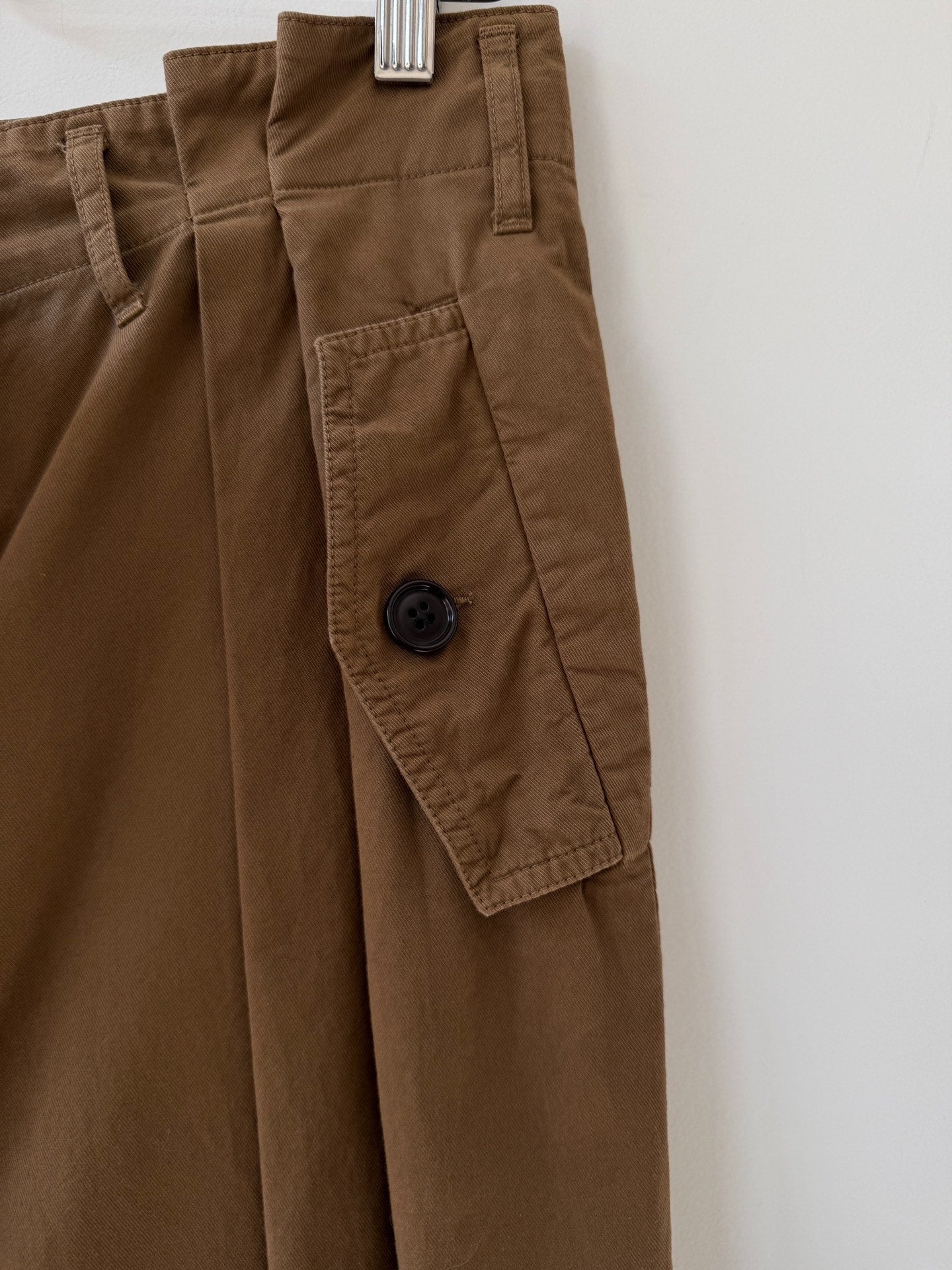 Dries Van Noten Pleated Button Casual Trousers