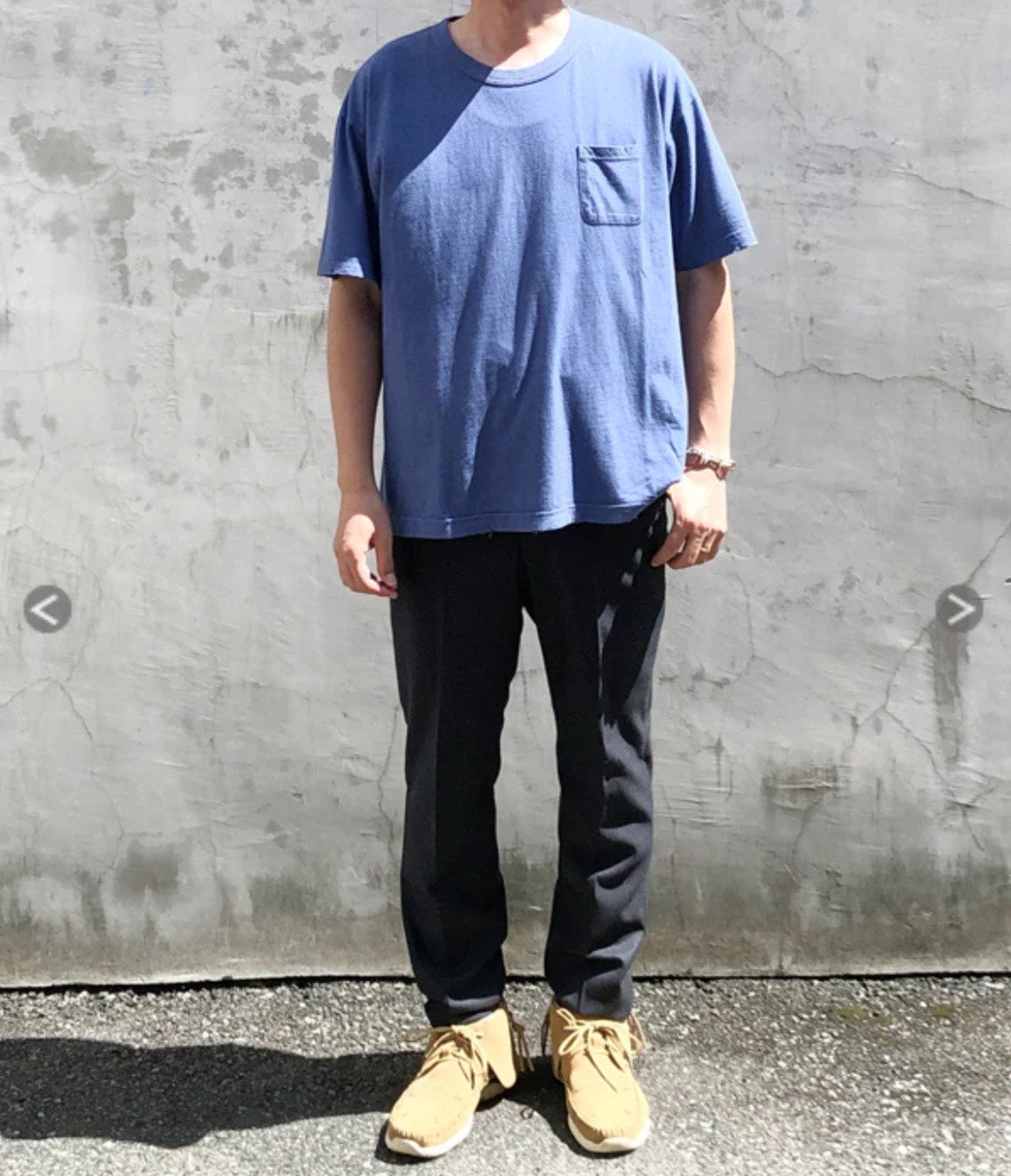 Visvim ICT Jumbo Crew Indigo Tee