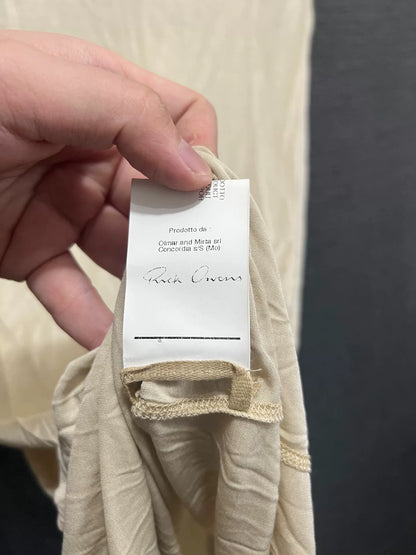 Rick Owens Vanilla Silk Tank Top
