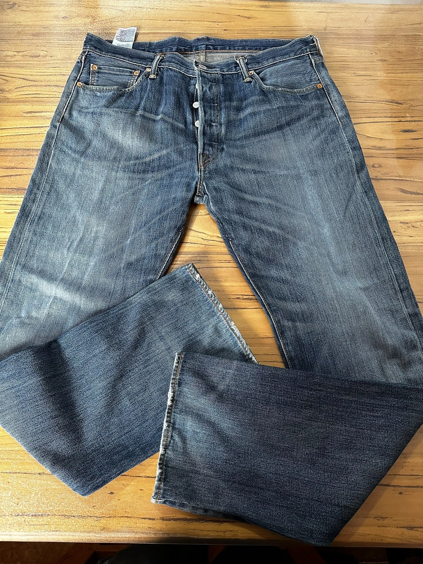 Levi's 501 Distressed Washed Jeans