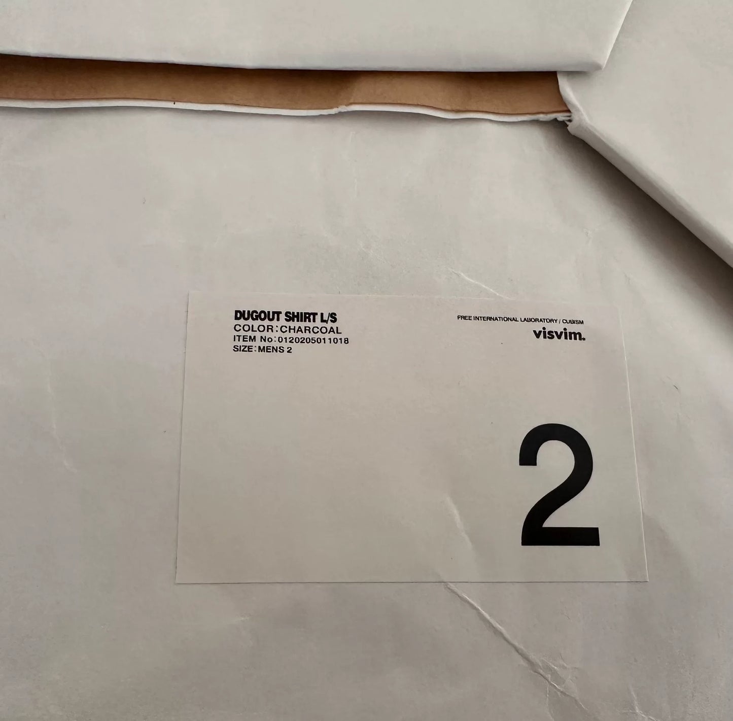 visvim dugout long sleeve shirt in black