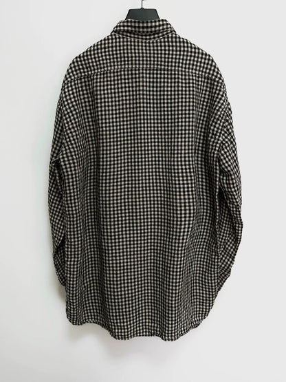 kaval antique embroidered linen shirt