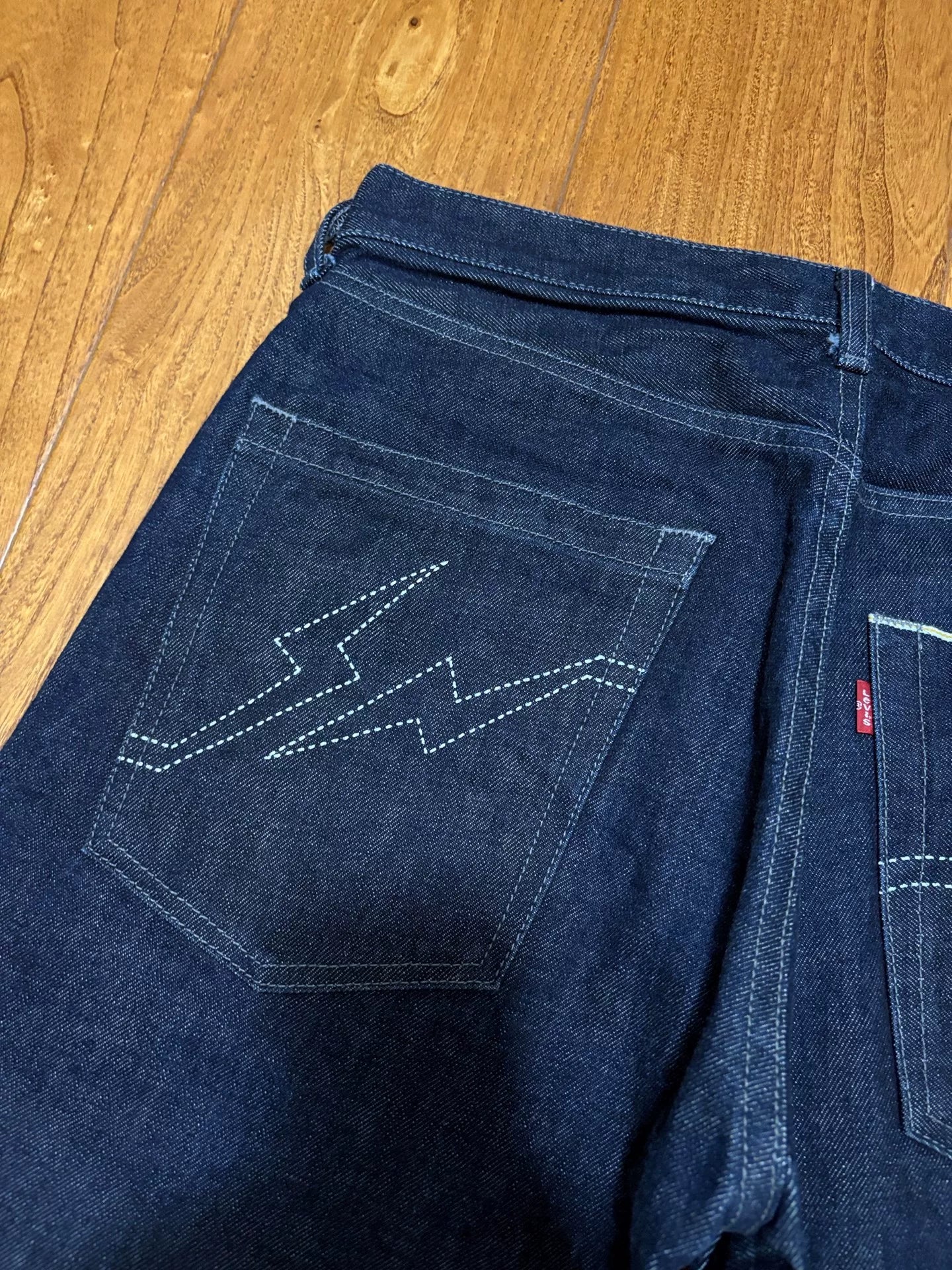 Levi's Fenom White Line Raw Denim Jeans