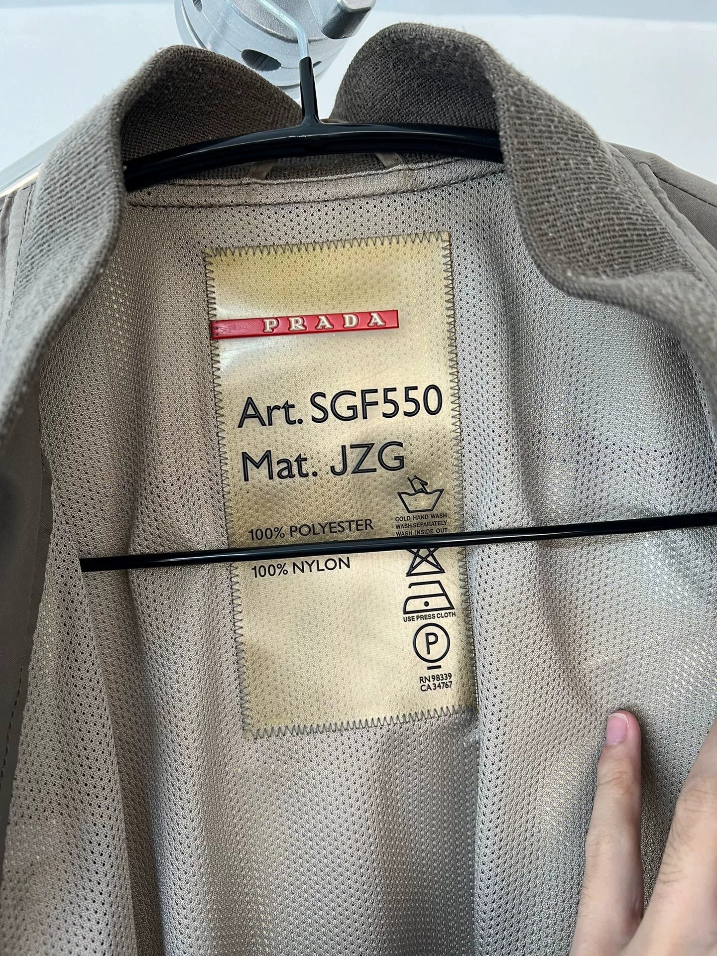 Prada vintage Sports Jacket with Details