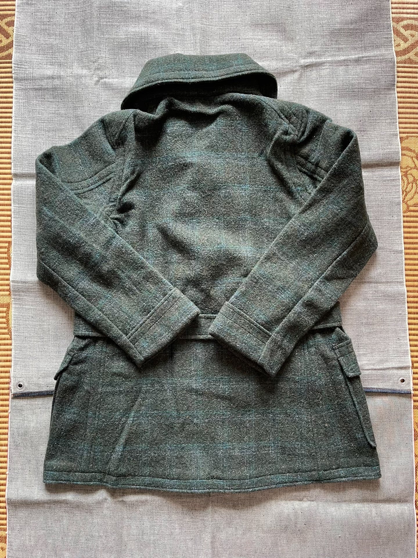 Levi's LVC Shawl Collar Wool Plaid Coat